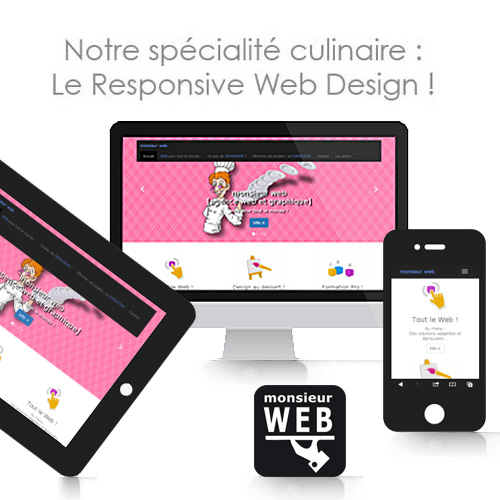 Monsieur Web : sites Responsive